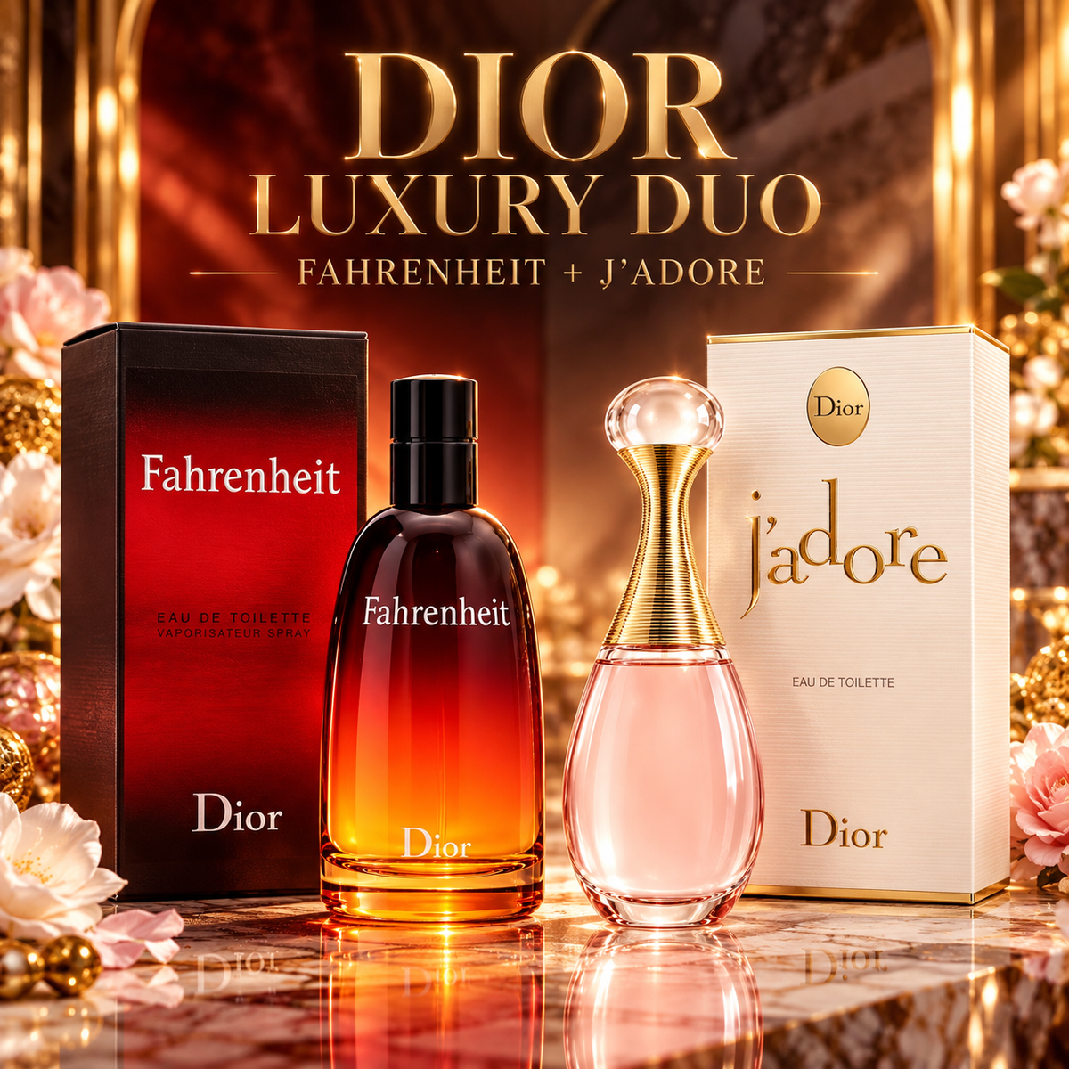 Dior Fahrenheit & J’adore Perfume Combo