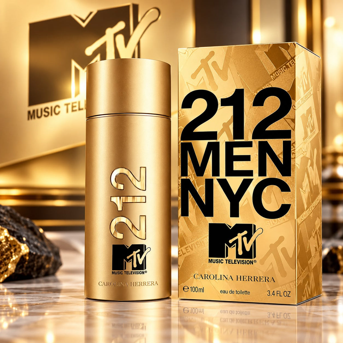 Carolina Herrera 212 Men NYC MTV Limited Edition Eau de Toilette 100ml