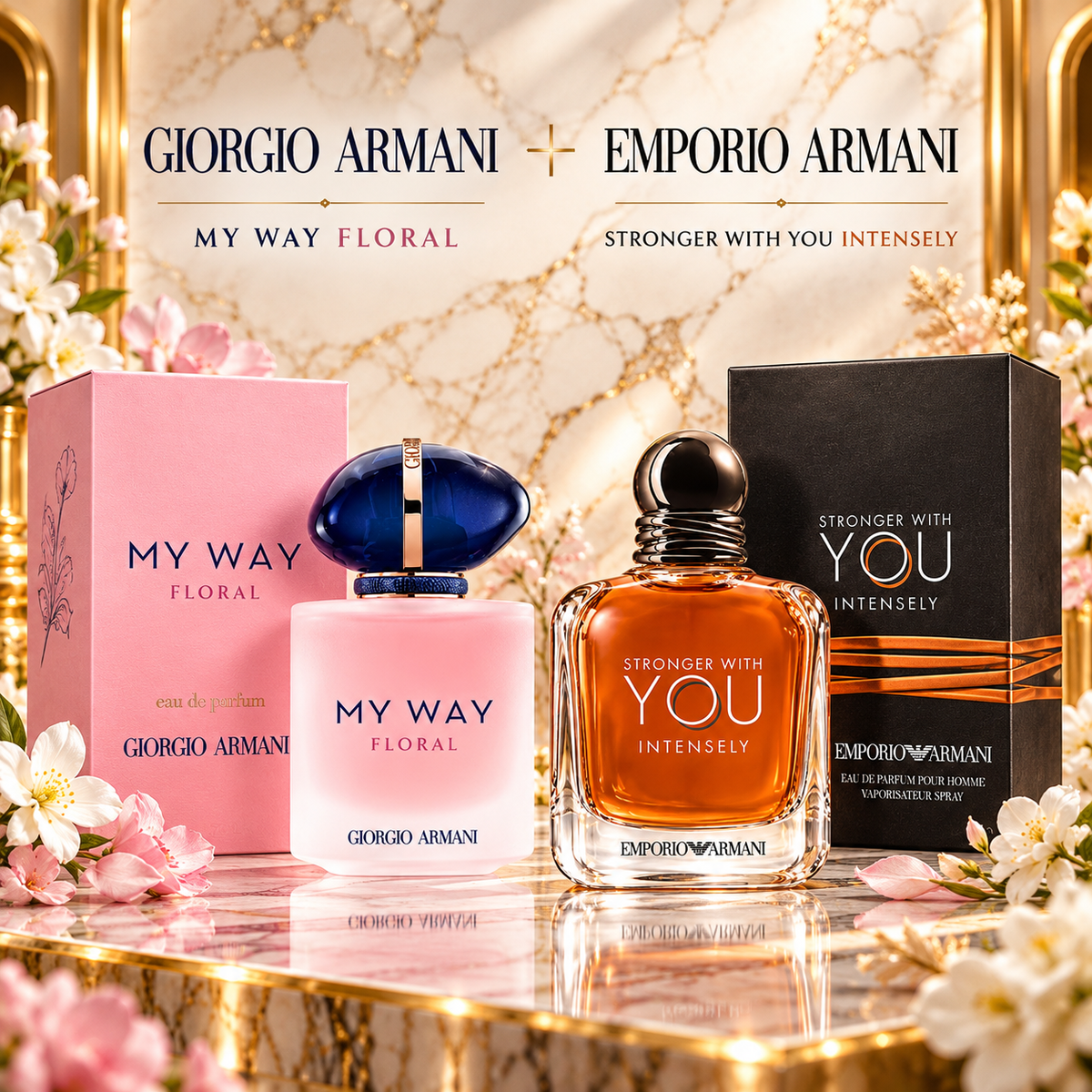 Giorgio Armani My Way Floral & Stronger With You Intensely
