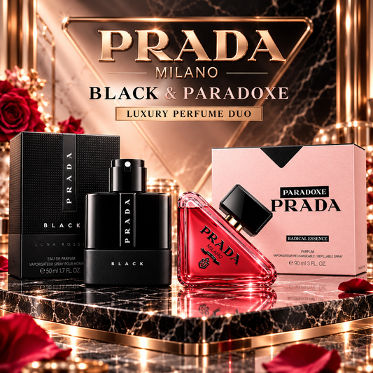 Prada Black & Paradoxe Luxury Perfume