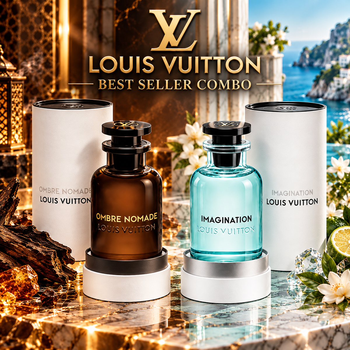 Louis Vuitton Ombre Nomade & Imagination Best Seller Perfume Combo